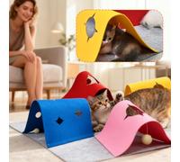 Cat Play Mat 4-in-1 Tunnel Kitten Mat