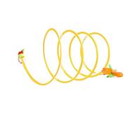 Cat Play Tunnel - 65 x 25 cm, Foldable Hunting Tunnel, Portable Spiral Toy for Indoor Interactive Obstacle Course for Hunting, Climbing Home