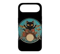 Cat Playing Drums Drumming Drummer Rock Music Drumsticks Case for iPhone Air