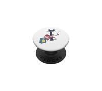 Cat Playing Guitar PopSockets Adhesive PopGrip