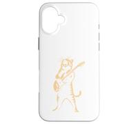 Cat Playing Guitar Rock Star Rock and Roll Men Women Kids Case for iPhone 16 Plus