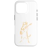 Cat Playing Guitar Rock Star Rock and Roll Men Women Kids Case for iPhone 16 Pro