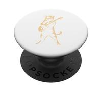 Cat Playing Guitar Rock Star Rock and Roll Men Women Kids PopSockets Adhesive PopGrip