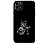 Cat Playing Mandolin Acoustic Folk Music Case for iPhone 11 Pro Max