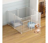 Cat playpen Cat Cages Indoor DIY Cat Enclosure Small Animals Cages Kitten Crate Indoor Use Pet Cages Ferret Cage Dog Playpen, for Cats Bunny Chinchilla(75x75x47cm)