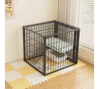 Cat Playpen Crate Kennel, Small Animal Playpen, Detachable Metal Wire Kennels DIY Pet Playpen for Kitty, Small Cats and Other Animals(50x50x50cm/19.6x19.6x19.6in)