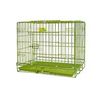 Cat Playpen | Foldable Cat Cage Includes Bottom Clean Pvc Tray And Four Colors Available | Ideal For 1-2 Cats | Cage Measures 77L X 49W X 56.50H Cm,Green
