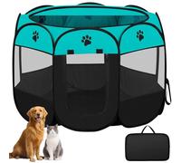 Cat Playpen Foldable, Pop Up Dog Pen, Portable Pet Pen Indoor Outdoor - S