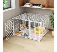 Cat playpen Indoor Cat Enclosure Cat Kennel Large 1/2/3 Tier Cat Kennels, Indoor DIY for Small Animal,(75x49x37cm)