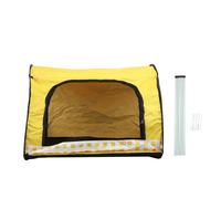 Cat Playpen Tent Enclosed, Foldable Dog Playpen, Spacious Pet Playpen with Storage Bag, Portable Cat Dog Playpen for Indoor Outdoor Use, Fence Style Design for Safety and Security (Medium: Approx.
