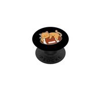 Cat plays American Football PopSockets Adhesive PopGrip