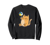 Cat plays Volleyball Sweatshirt
