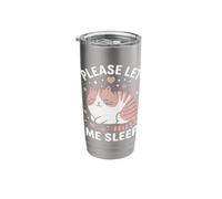 Cat Please Let Me Sleep Kitten Cute Cats Stainless Steel Insulated Tumbler