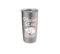 Cat Please Let Me Sleep Kitten Cute Cats Stainless Steel Insulated Tumbler