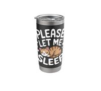 Cat Please Let Me Sleep Kitten Cute Cats Stainless Steel Insulated Tumbler