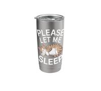 Cat Please Let Me Sleep Kitten Cute Cats Stainless Steel Insulated Tumbler