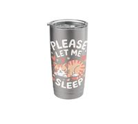 Cat Please Let Me Sleep Kitten Cute Cats Stainless Steel Insulated Tumbler