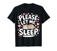 Cat Please Let Me Sleep Kitten Cute Cats T-Shirt