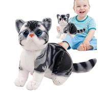 Cat Plush Animal, Plush Cat Toy | Cute Plush Kitten Plush Cat Stuffed Toys, Soft Plush Toys, Plush Cat Toys, Plush Cat Treat Bag