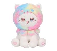 Cat Plush Animals - Cute Plush Cat Toy Frog Cat Kitten Plush Toy | Cute Toys for, Creative Cat Plush with Headgear to accompany, Dec