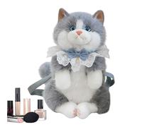 Cat Plush Backpack for Kids | Fashion Shoulder Bag,Stuffed Animal Shoulder Bag,for Women Ladies Wives Mothers College Student Professionals Travelers Coffee Shop Travel Campus Shopping