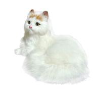 Cat - Plush Cat Simulation Toy for Cats, Realistic Feline | Realistic Plush Cat Figurines, Plush Cat - Charming Cat Decor Handmade for the