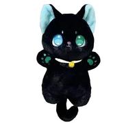 Cat Plush Doll - Fabric Gentle Touch Build, Cartoon Kitty Stuffed Toy, Charming Playtime Buddy, Portable Size Design, Relaxing Comfort Gift Item | Perfect For Bedroom Sofa Travel Seat Decoration Use