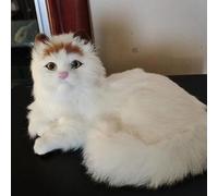 Cat Plush Soft Toys - Handmade Stuffed Animal Cat Toys, Realistic Simulation Pet, Plush Pet Toy | Pillow Soothing Hugging Sleeping, Handmade Simulation Fake Kitten, Exquisite Birthday thanks giving