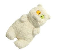 Cat plush toy, plush cat cushion kitten stuffed animal soft, exquisite workmanship, skin-friendly toy cat kitty for the bedroom