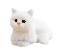 Cat Plush Toy, Stuffed Toy Cat, Miniature Cat Stuffed Animal Toy, 7.09 Inches, Cute Cat Doll Toy with MIAU Sounds, Photo Props, Decorative Figure for the Table