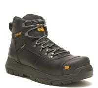 CAT Pneumatic 2.0 Mens Black Safety Steel Toe Work Boots Watrproof Caterpillar