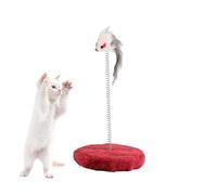 Cat Post Scratcher,Board Scratcher Post with Spring - Cat Tree Tower Furniture Scratch Protective Accessories, Improve Kitten's Health and Good Behavior