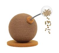 Cat Post Scratcher,Cat Scratching Tree | Scratcher Toy Integrated Climbing Frame for Bedroom Indoor Outdoor Entertainment Boredom Play Travel Apartment Training Birthday
