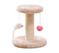 Cat Post Scratcher - Heavy Duty Indoor Cat Scratching Post | Heavy Duty Indoor Cats Scratching Posts | Climbing Tree With Interactive Toy Pet Accessories For Bed Couch Training Floor Household