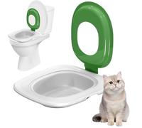 Cat Potty Training Kit - Cat Potty Training System, Adjustable Cat Toilet Seat | No Litter Tray Required, Toilet Training Set for Cats
