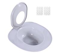 Cat Potty Training Toilet Seat With 2 Suction Cups 39x36x10cm Pussy Toilets Training Systems Reusable Cat Toilet Trainer For Pet Cleaning Pet Supply Litter Tool With Suction Cup Base No Drilling