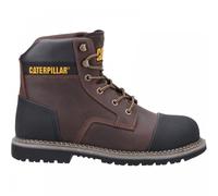 CAT Powerplant S3 | Brown | Lace-up Safety Ankle Boots
