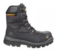 CAT Premier | Black | Waterproof Zip/Lace-up Safety Boots
