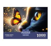 Cat Premium Jigsaw Puzzle Designed for Relaxed Evenings, Featuring Fantasy with Refined British Visual Appeal, Suitable for Adults And Families Seeking Calm Focus 70x50cm/1000pcs