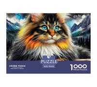 Cat Premium Paper Jigsaw Puzzle for Relaxed Family Gatherings, Expressing Fantasy through A Smooth Assembly Rhythm That Feels Engaging And Reassuring 70x50cm/1000pcs
