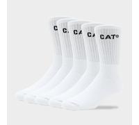CAT Premium Work Socks Pack of 5, White