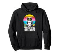 Cat Preschool Here I Come Cute Back To School Pullover Hoodie