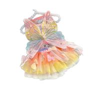 Cat Pretty Fairy Costume Clothing Pet Cute Dress Outfit For Halloween Christmas Festival Cosplay Party BZa481 (36X26X3cm)