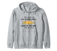 Cat Probably Just Gonna Jingle Some of The Way I'm Tired Zip Hoodie
