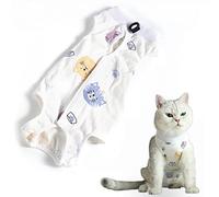 Cat Professional Recovery Suit，Body Suits for Abdominal Wounds or Skin Diseases，E-Collar Alternative for Cats, Onesie Cat Clothes After Surgery Collar & Cone Alternative
