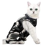 Cat Professional Recovery Suit for Abdominal Wounds or Skin Diseases, E-Collar Alternative for Cats after Surgery Wear,cat medical vest
