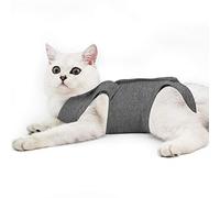 Cat Professional Recovery Suit for Abdominal Wounds or Skin Diseases, E-Collar Alternative for Cats after Surgery Wear,cat medical vest