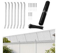 Cat Proof Fence Anti-Climb Barrier, 15m Secure Outdoor Catio Enclosure Kit
