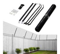 Cat Proof Fence Anti-Climb Barrier - Secure Outdoor Catio Enclosure Kit, Weatherproof Garden Mesh Fencing for Cat Safety & Protection (20 M)