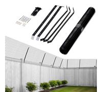 Cat Proof Fence Anti-Climb Barrier - Secure Outdoor Catio Enclosure Kit, Weatherproof Garden Mesh Fencing for Cat Safety & Protection (45 Meter Kit)